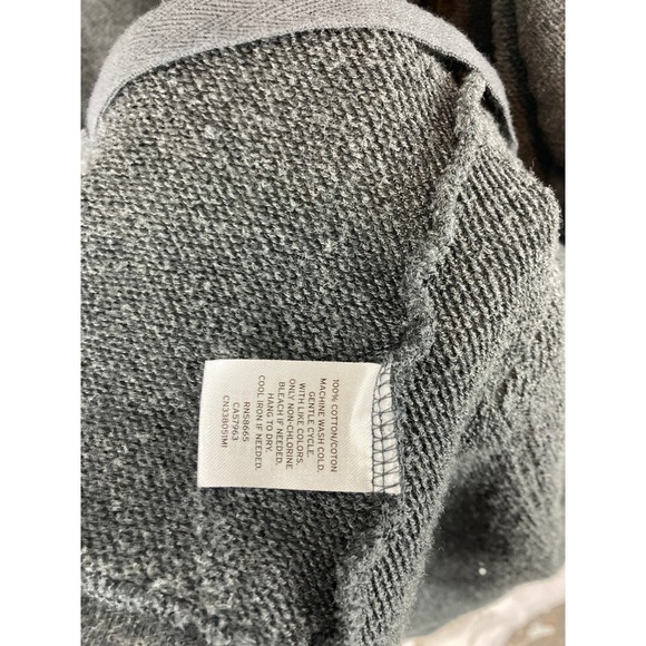 Caslon Open Front Draped Cardigan Sweater Dark Grey Size small - Picture 5 of 6